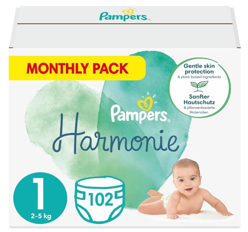 pampers newborn wymiary