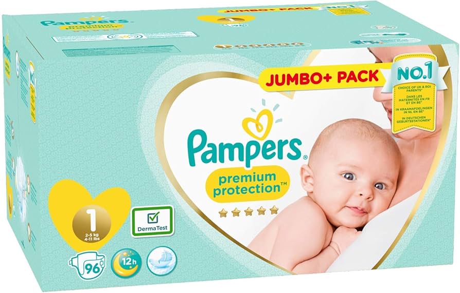 pampers newborn wymiary