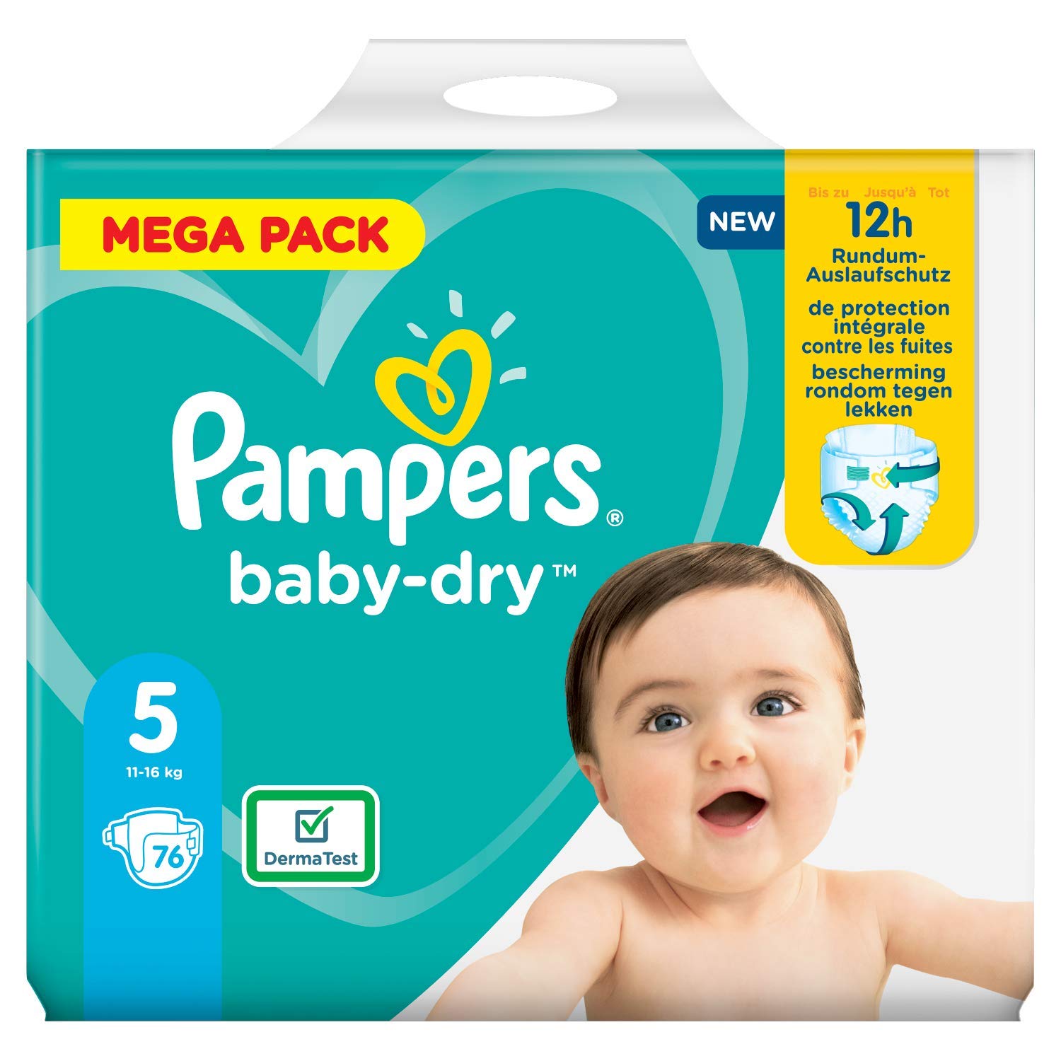 pampers od 6-12 ile sztuk w paczce