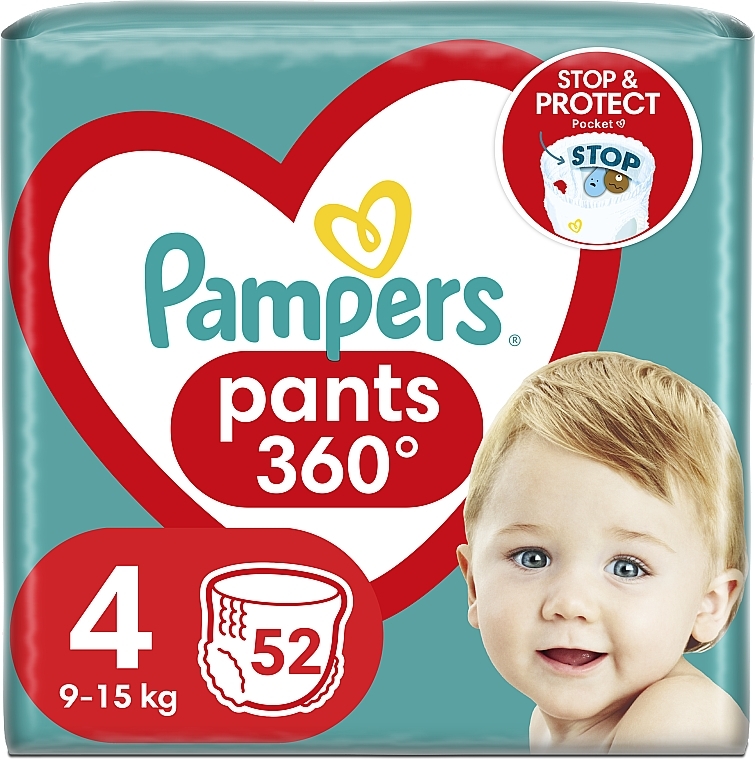 pampers pants 4 52 szt