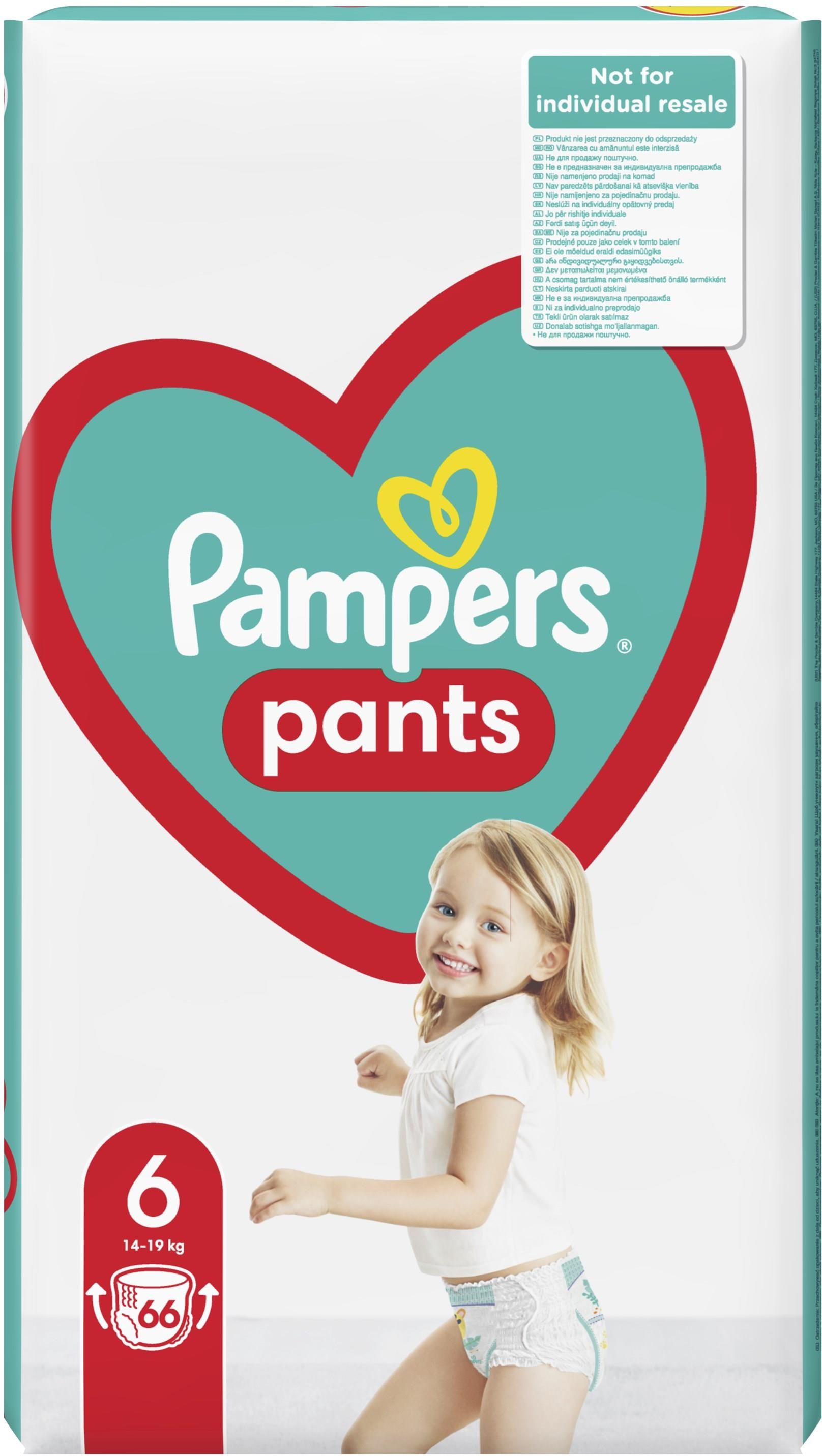 pampers pants 6 132 szt