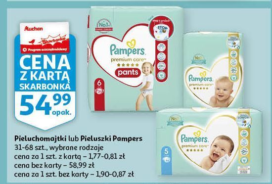 pampers pants 6 44 szt auchan