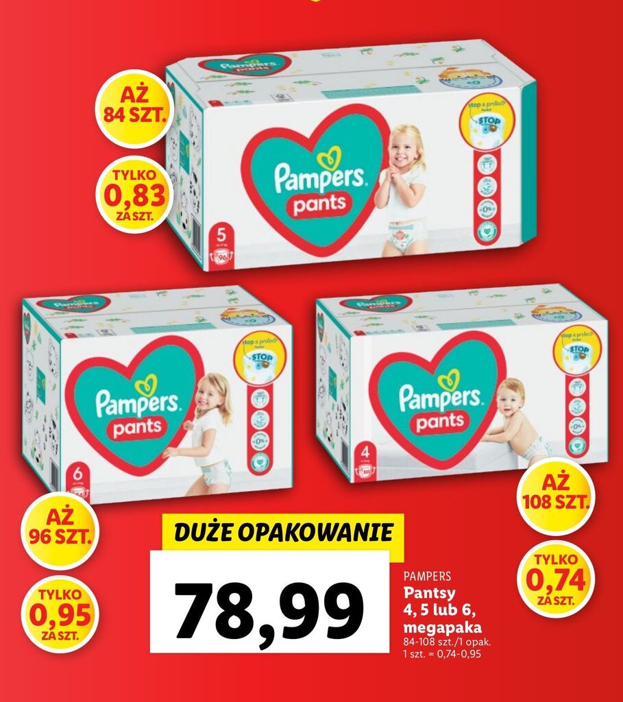 pampers pants 6 promocja