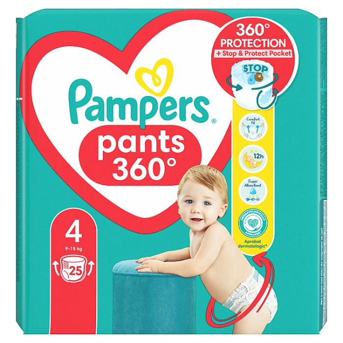 pampers pants active baby 4 maxi 9-15kg opakowanie 62szt