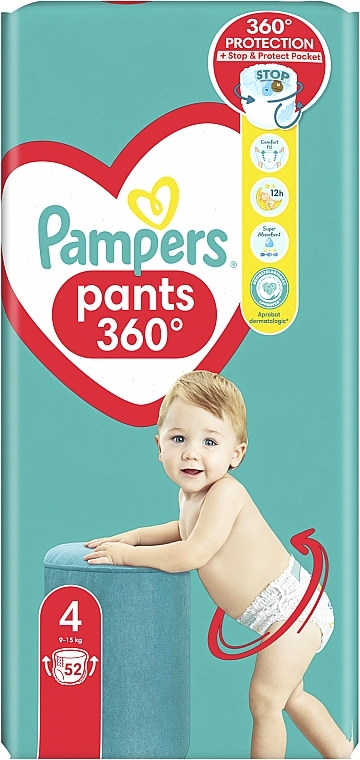 pampers pants mega box pieluchomajtki rozmiar 4