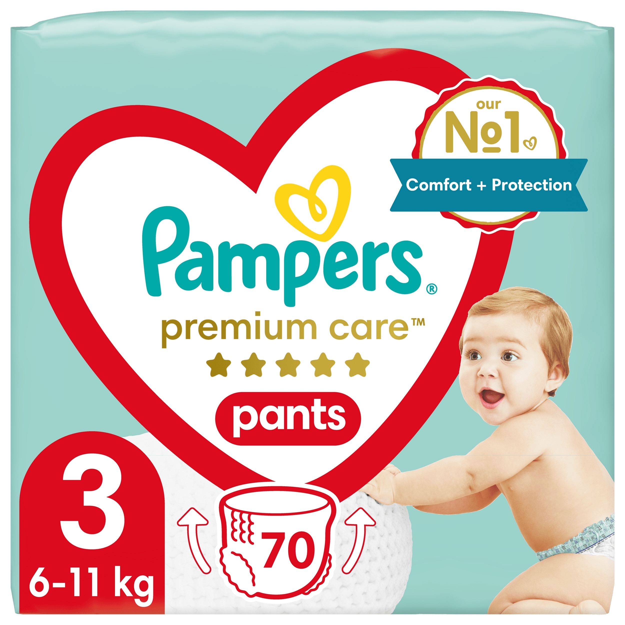 pampers pants pieluchomajtki midi 3