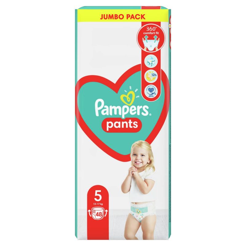 pampers pieluchomajtki 5 jumbo pack