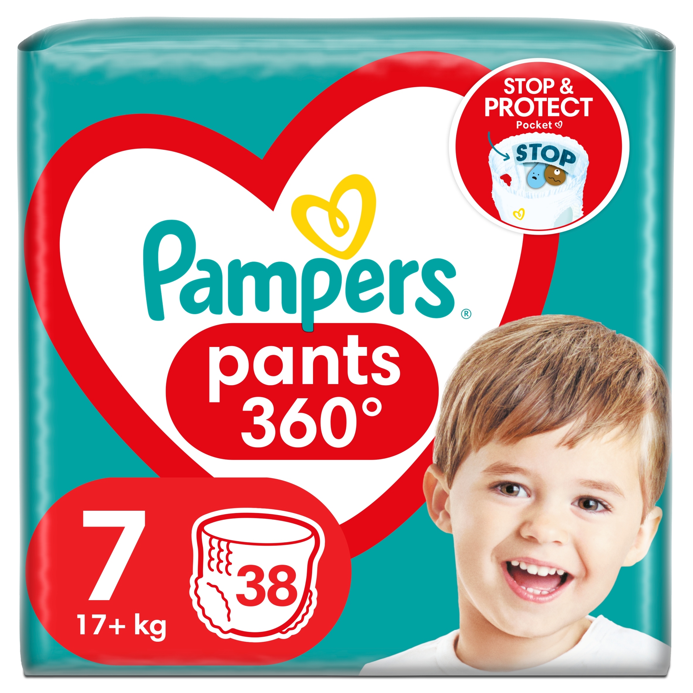 pampers pieluchomajtki duże