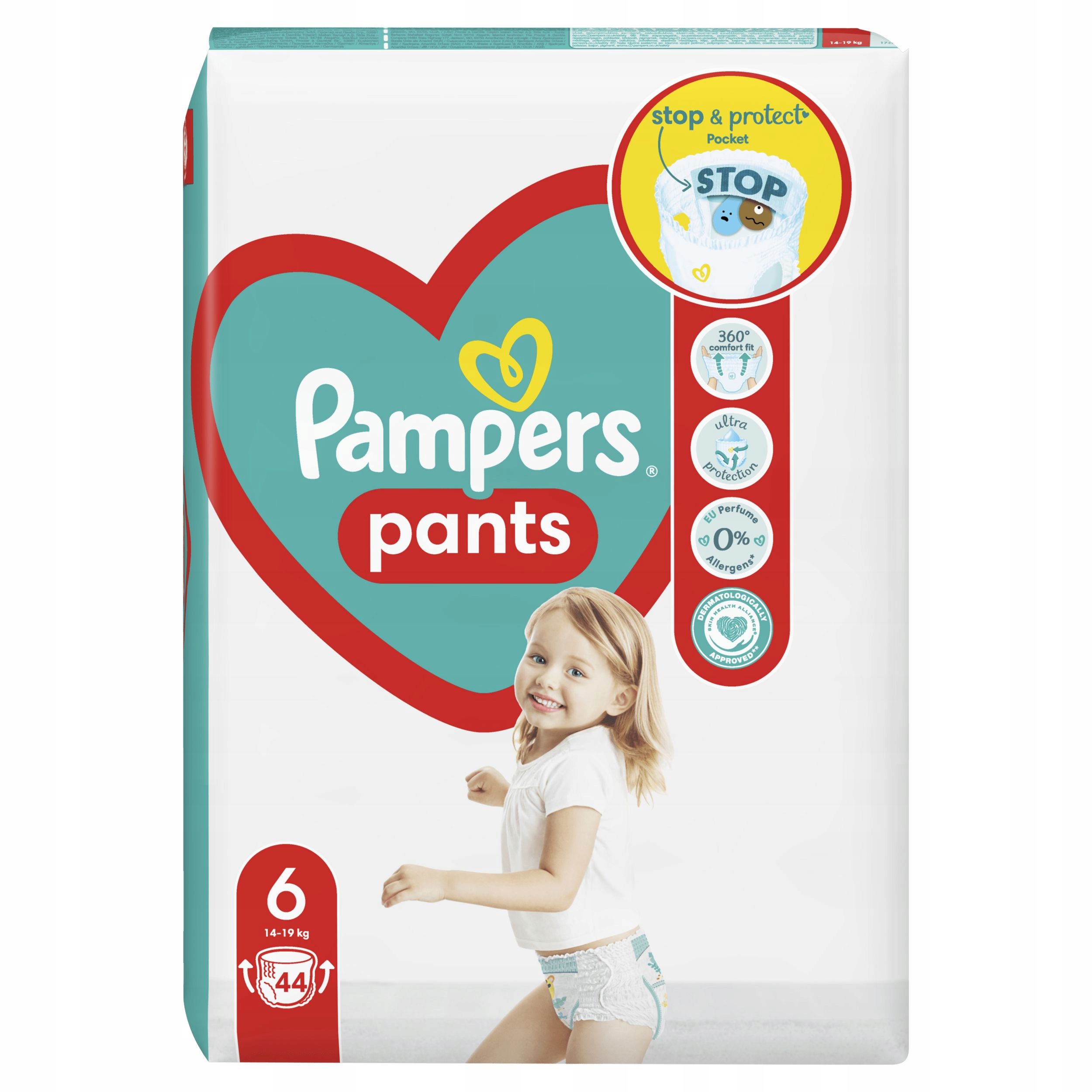 pampers pieluchomajtki extra large pants opis