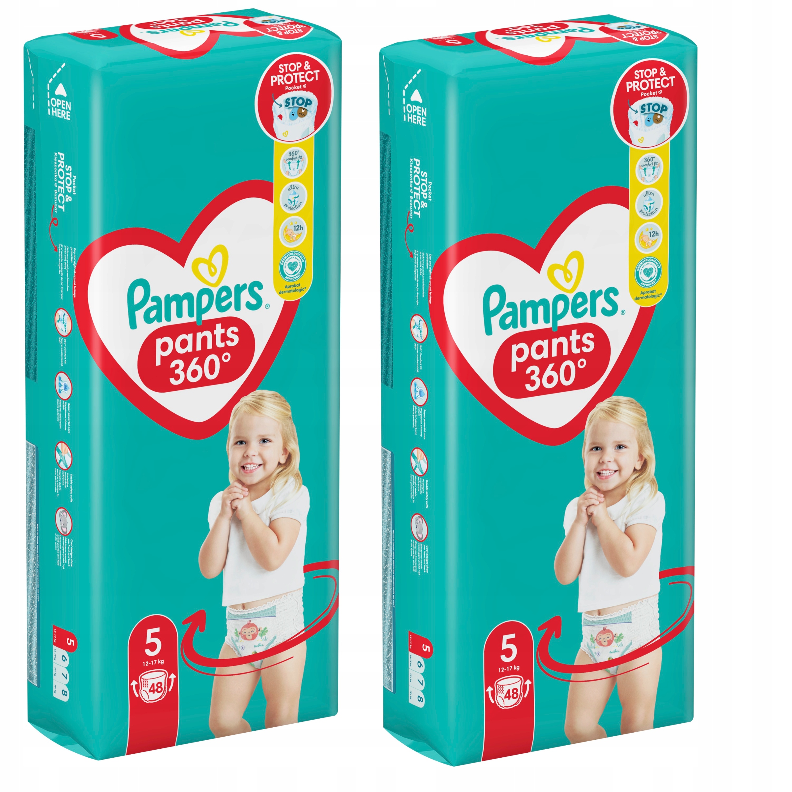 pampers pieluchomajtki pants 5