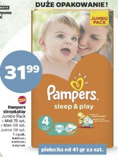 pampers pieluchy netto