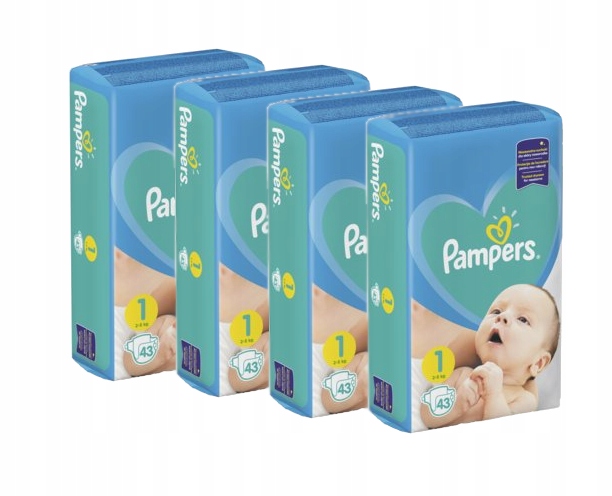 pampers pieluchy new baby 1 43 szt.