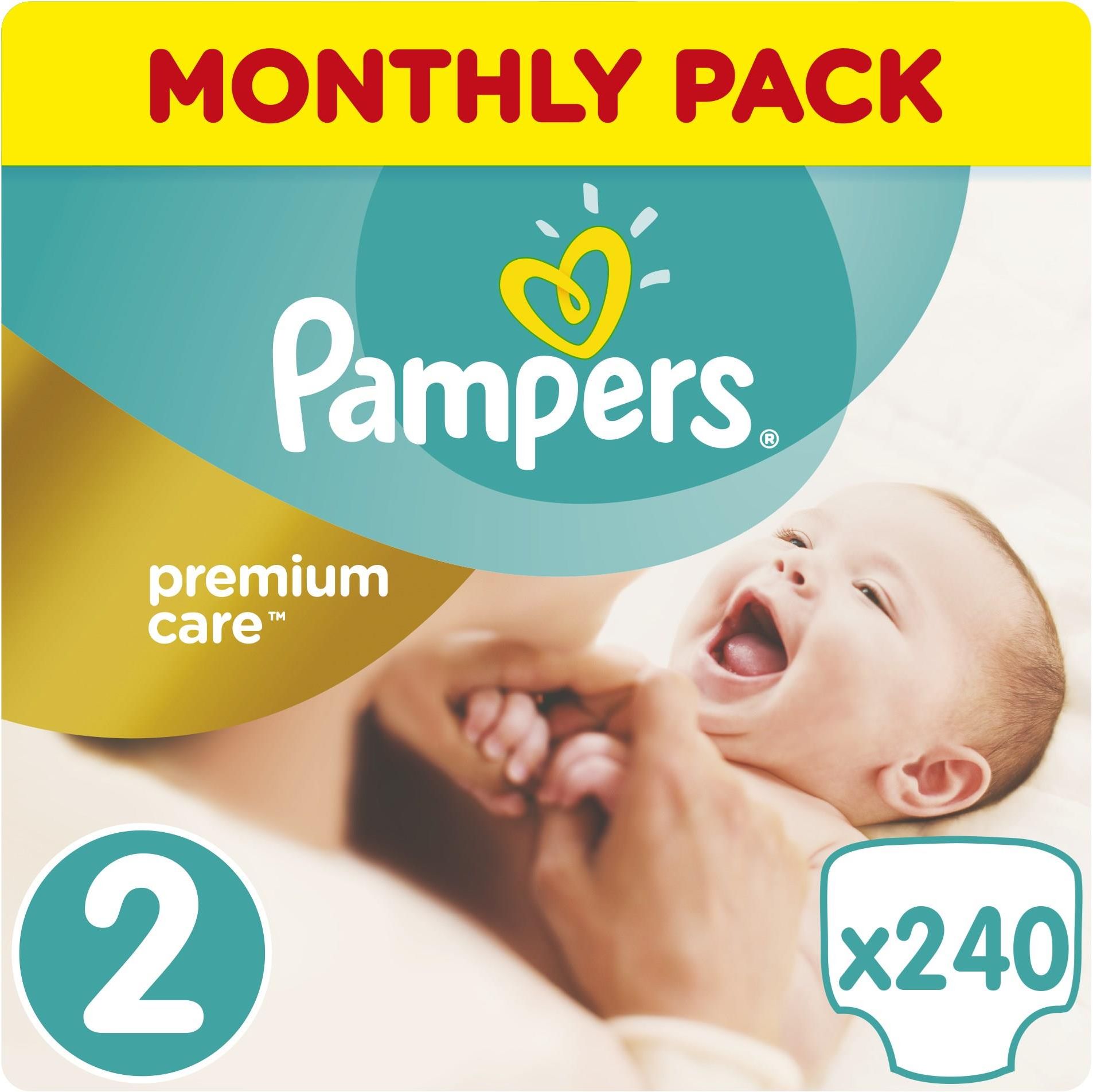 pampers pieluchy premium care 2 mini 240