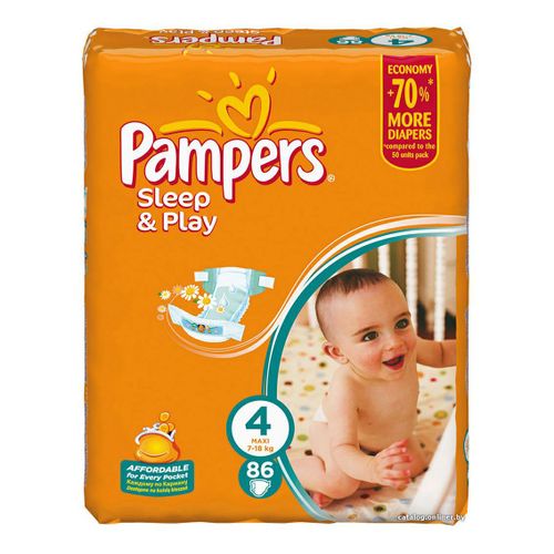 pampers play and sleep 4