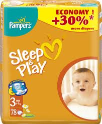 pampers pomaranczowe