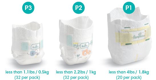 pampers preemie protection p2