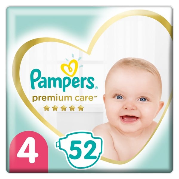 pampers premium 4 52 szt