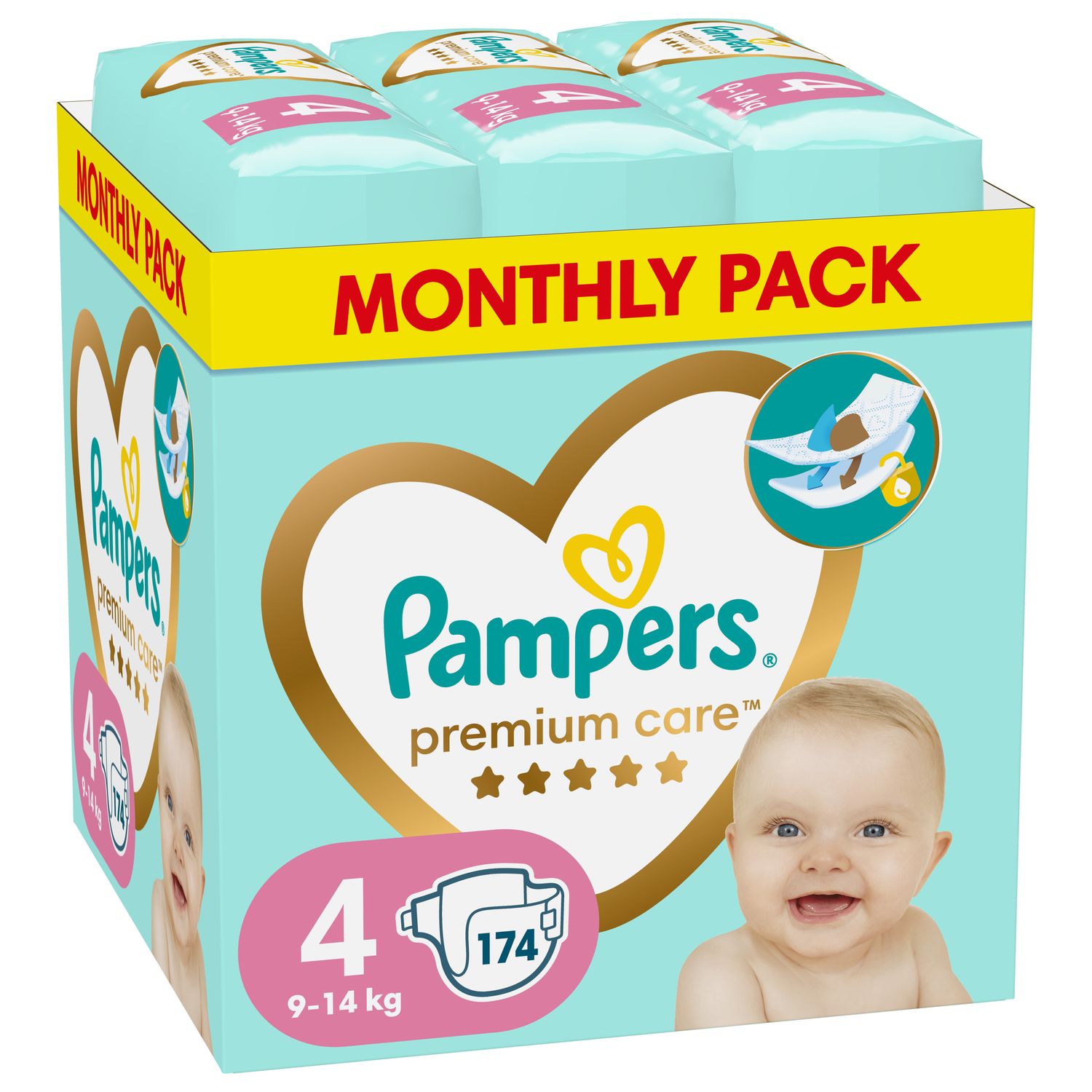 pampers premium 4 cena