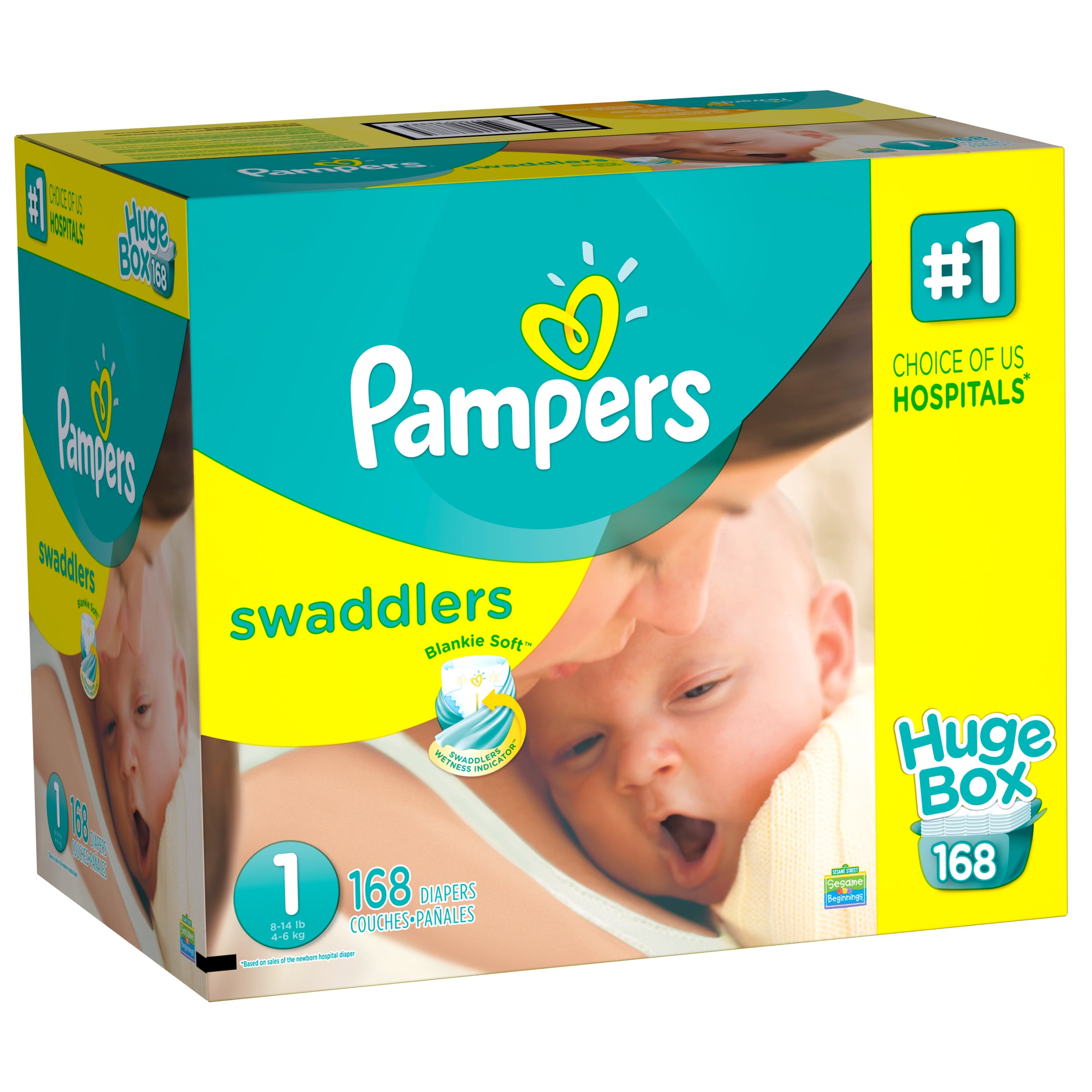 pampers premium care 1 168