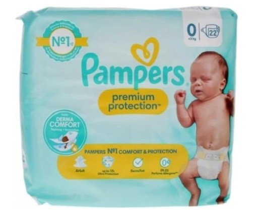 pampers premium care 1 22szt