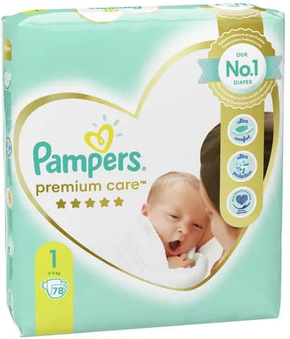 pampers premium care 1 78 szt rossmann