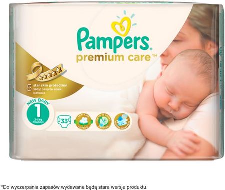 pampers premium care 1 pieluchy delikatne 176szt ceneo