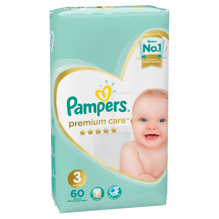 pampers premium care 3 60