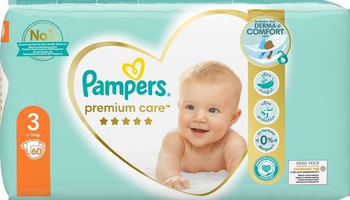 pampers premium care 3 60