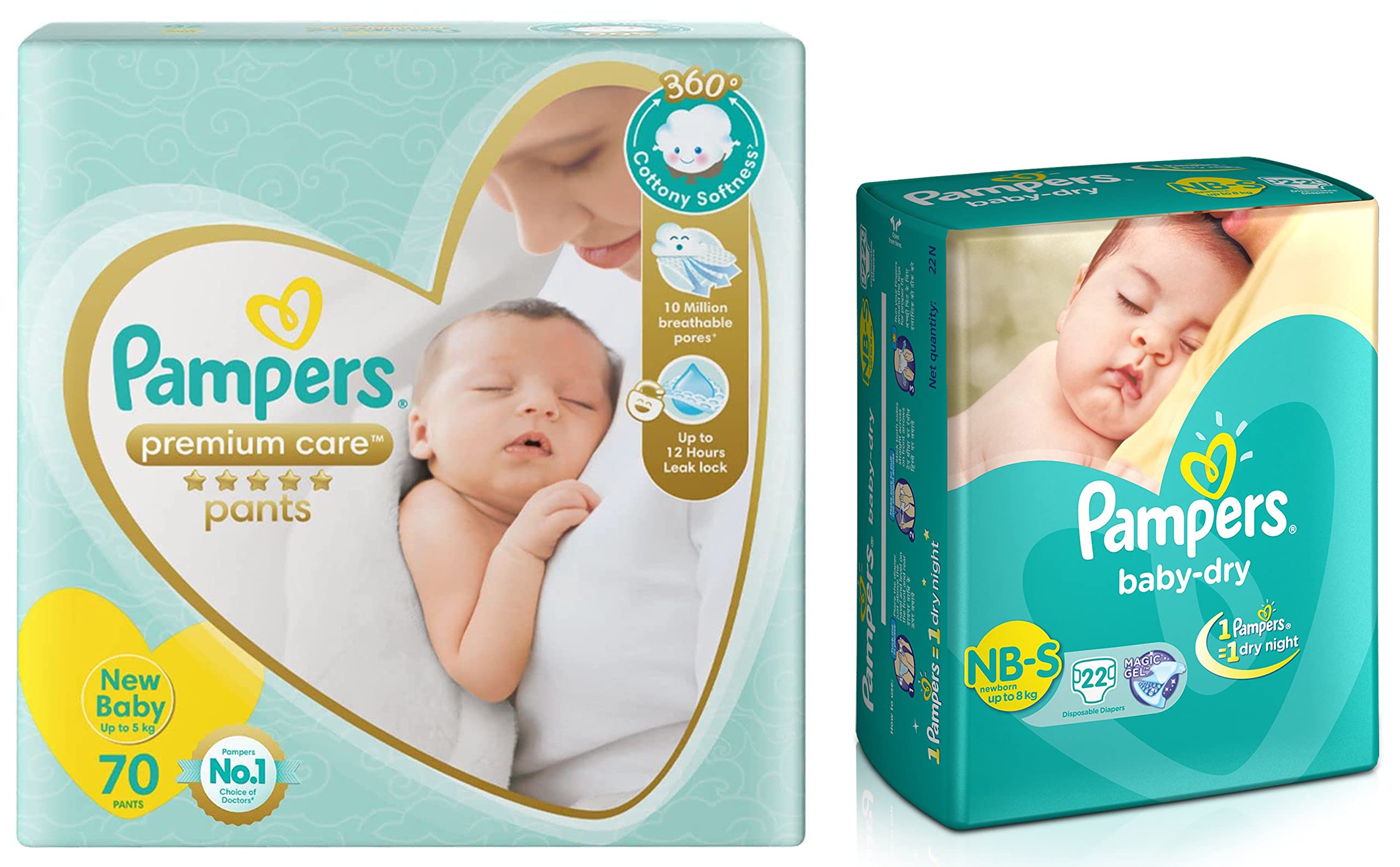 pampers premium care 3 a new baby dry