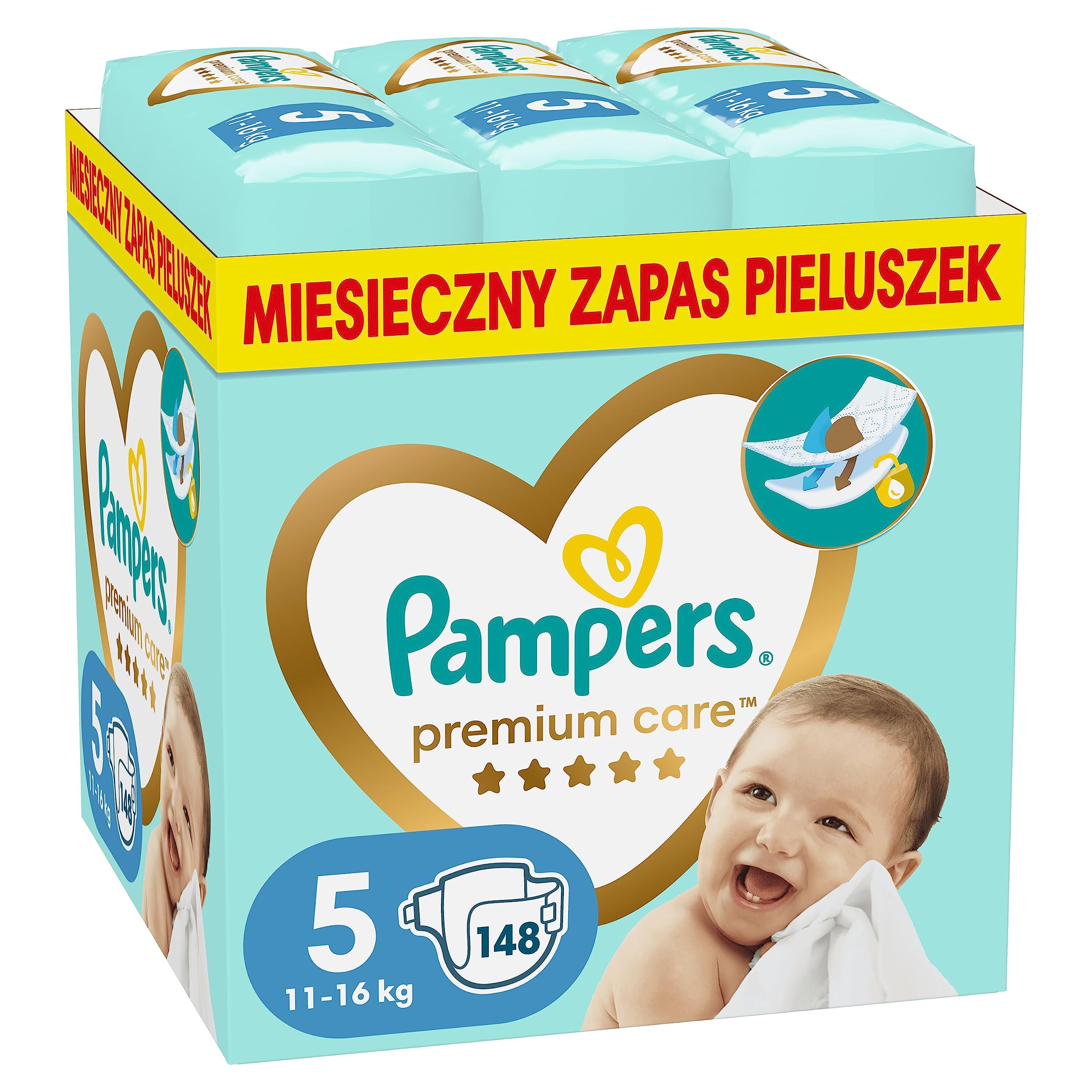 pampers premium care 5 nowe opakowanie