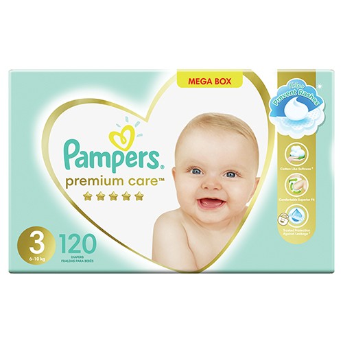 pampers premium care midi megapack 120