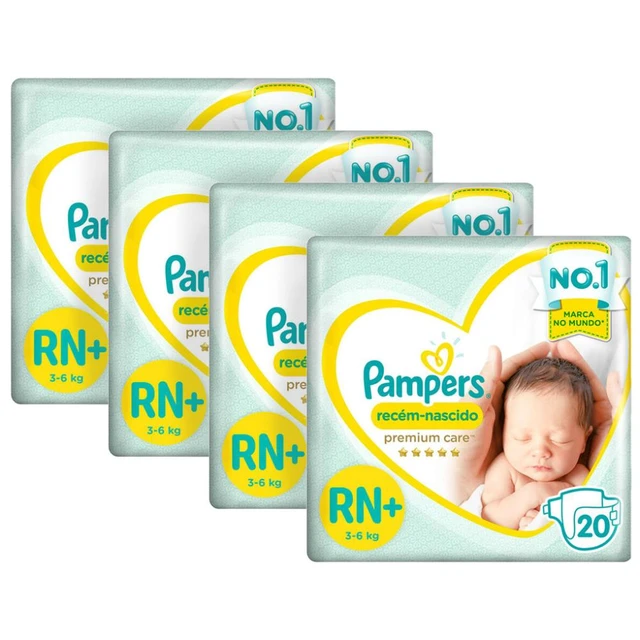 pampers premium care new baby 3-6 kg 80 szt