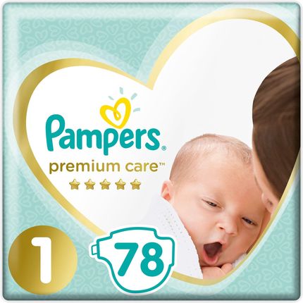 pampers premium care new born 78 ceneo