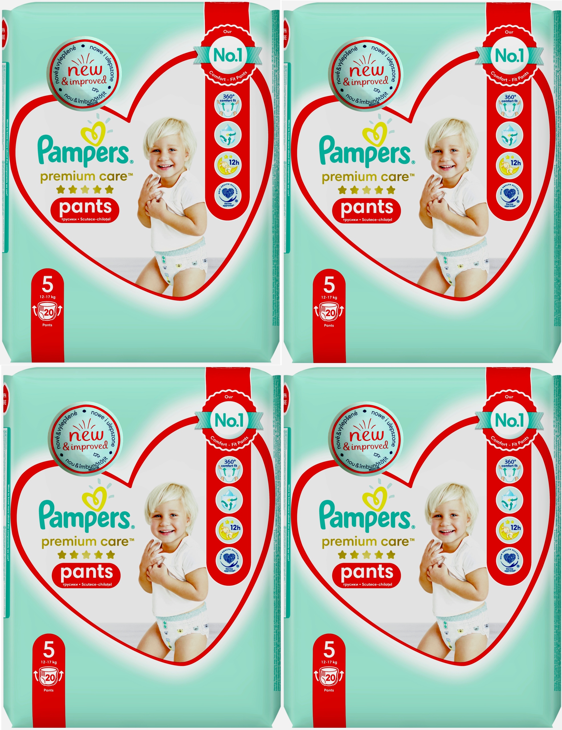 pampers premium care pants 5 80szt