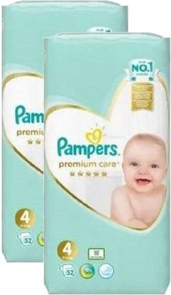 pampers premium care pieluchy 4 maxi 9-14 kg 52 szt