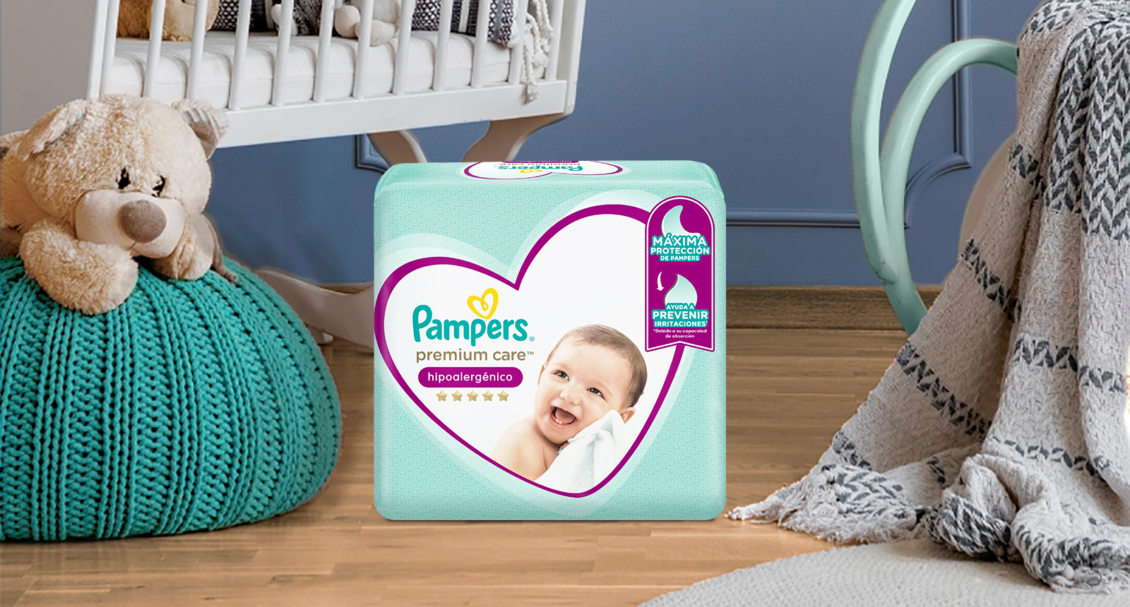 pampers premium care zmiana koloru