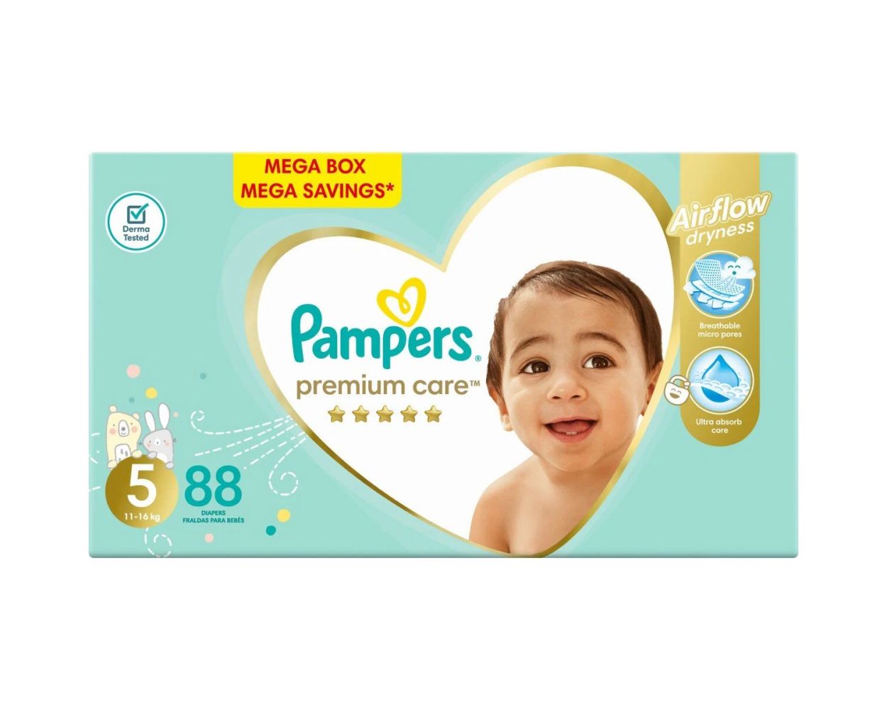 pampers premium mega box