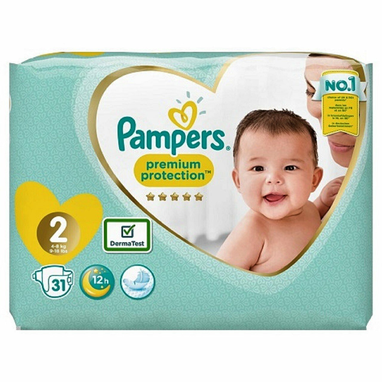 pampers premium protection 2 31 sztuk