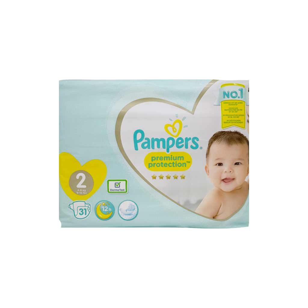 pampers premium protection size 2