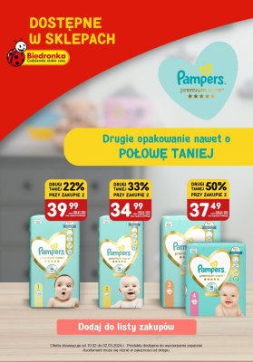 pampers promocje w sklepach