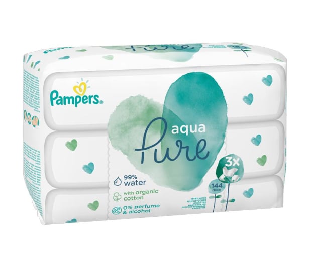 pampers pure aqua chusteczki