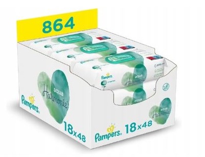 pampers pure chusteczki etesco