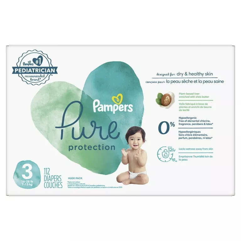 pampers pure protection