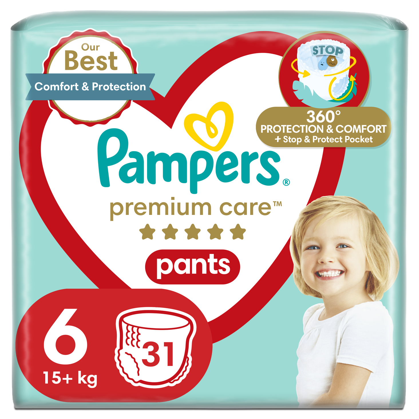 pampers rozm 6 od ilu kg