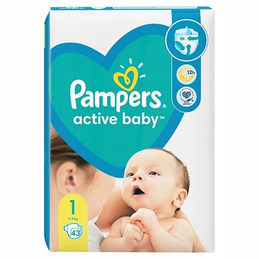 pampers rozmiar 1 43 stuki