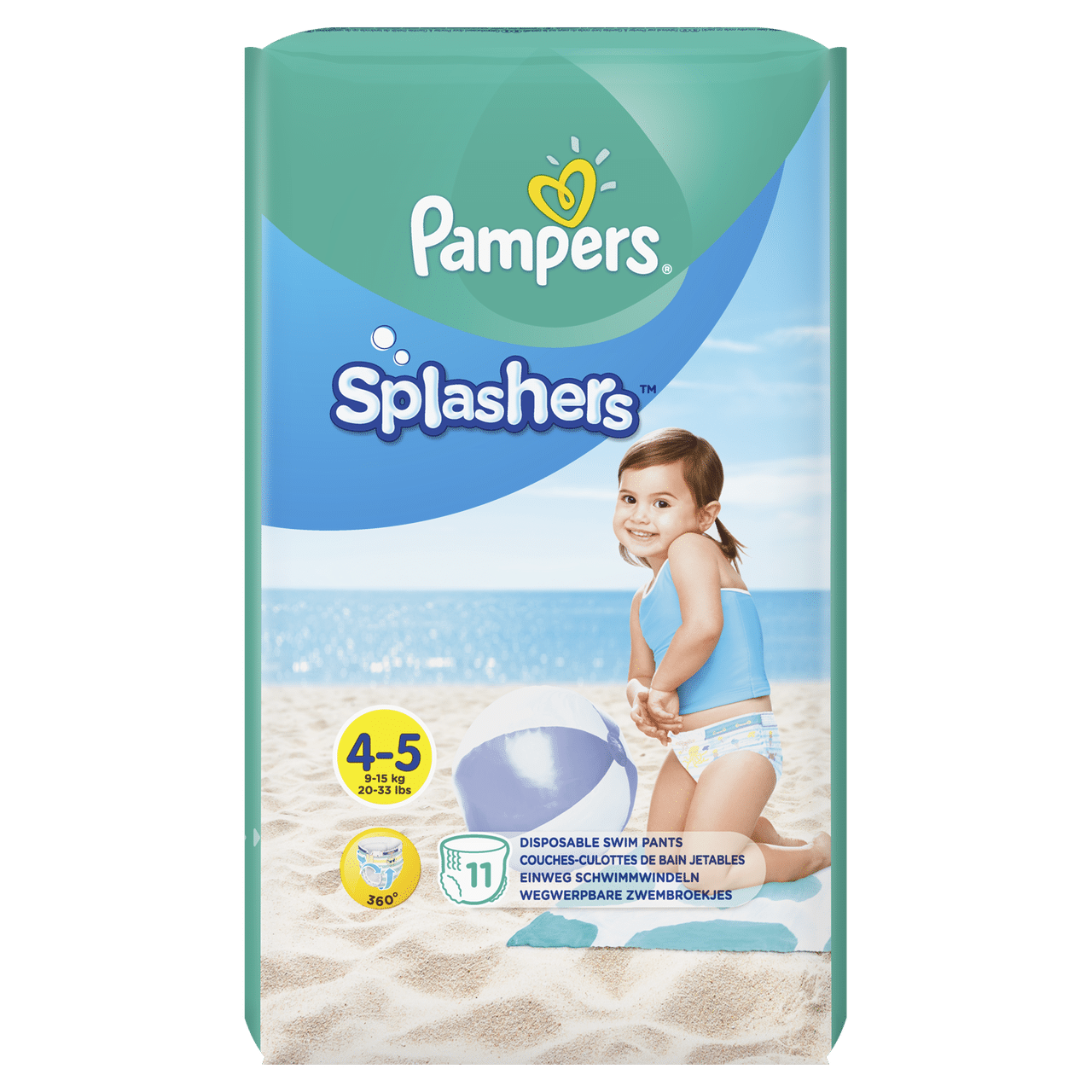 pampers schwimers 4-5