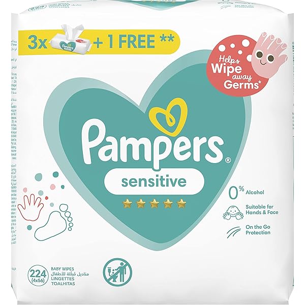 pampers sensitive 12x56