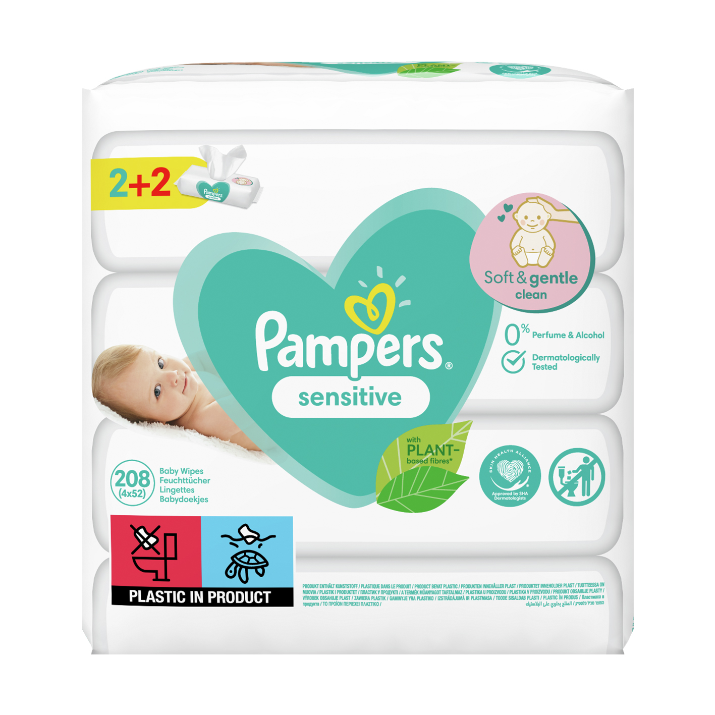 pampers sensitive 2