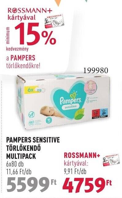 pampers sensitive 2xl rossmann