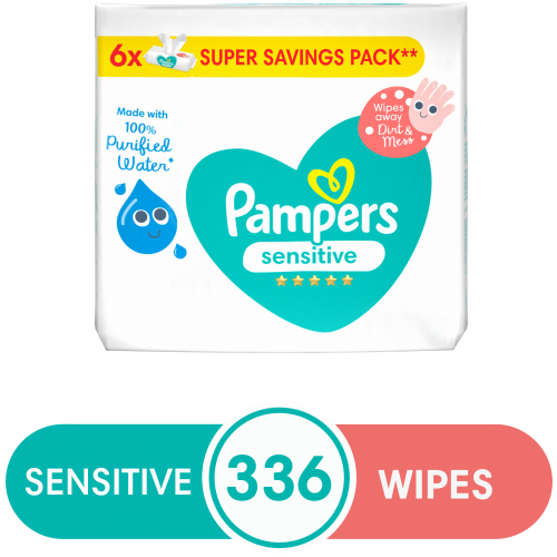 pampers sensitive 6 pak